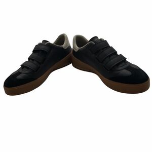 Skechers Court Classics Black Gum Sneakers Women 9.5 Velcro